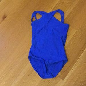 Blue Capezio Leotard